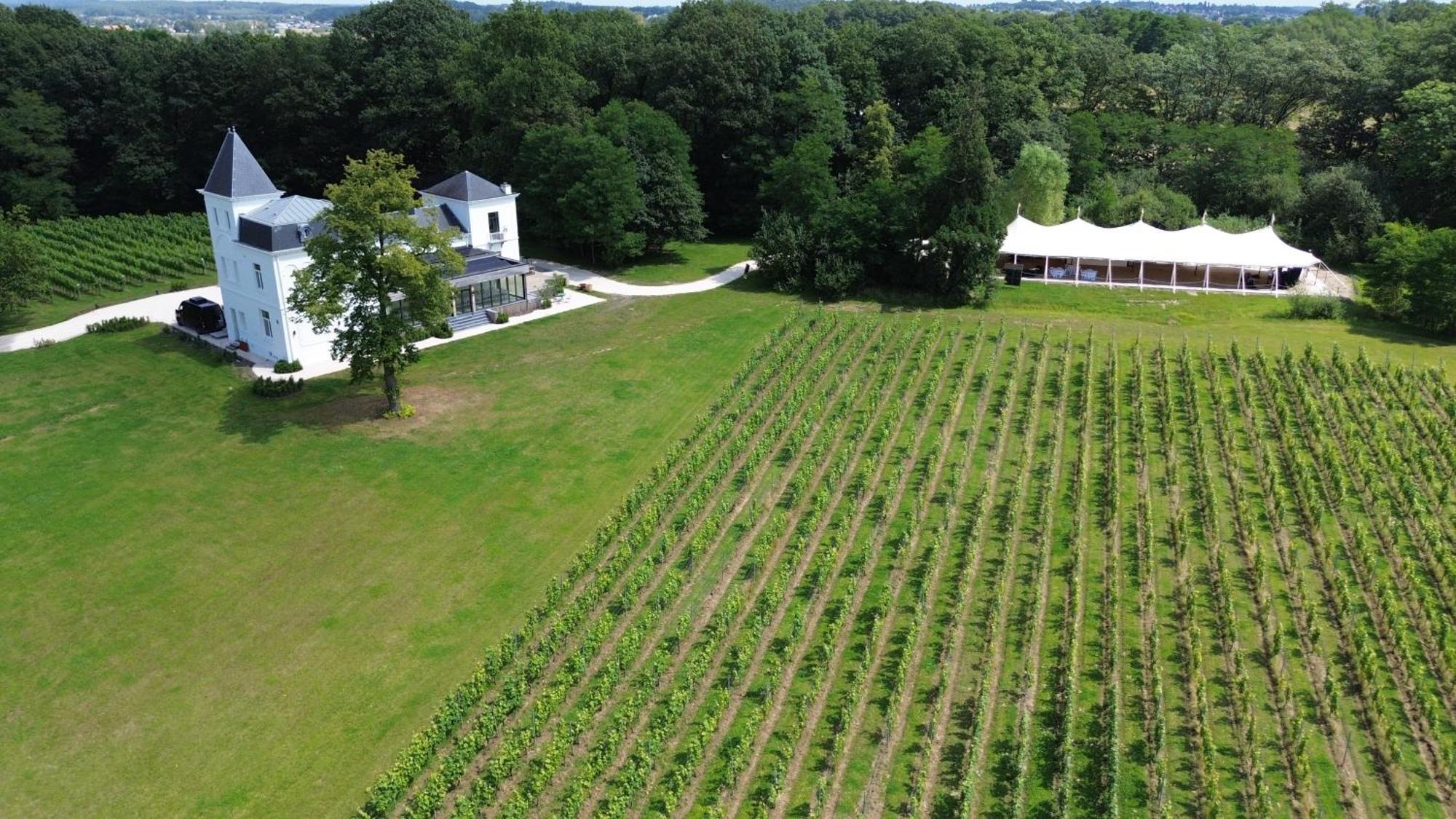 Wijnkasteel Haksberg Villa Tielt Buitenkant foto